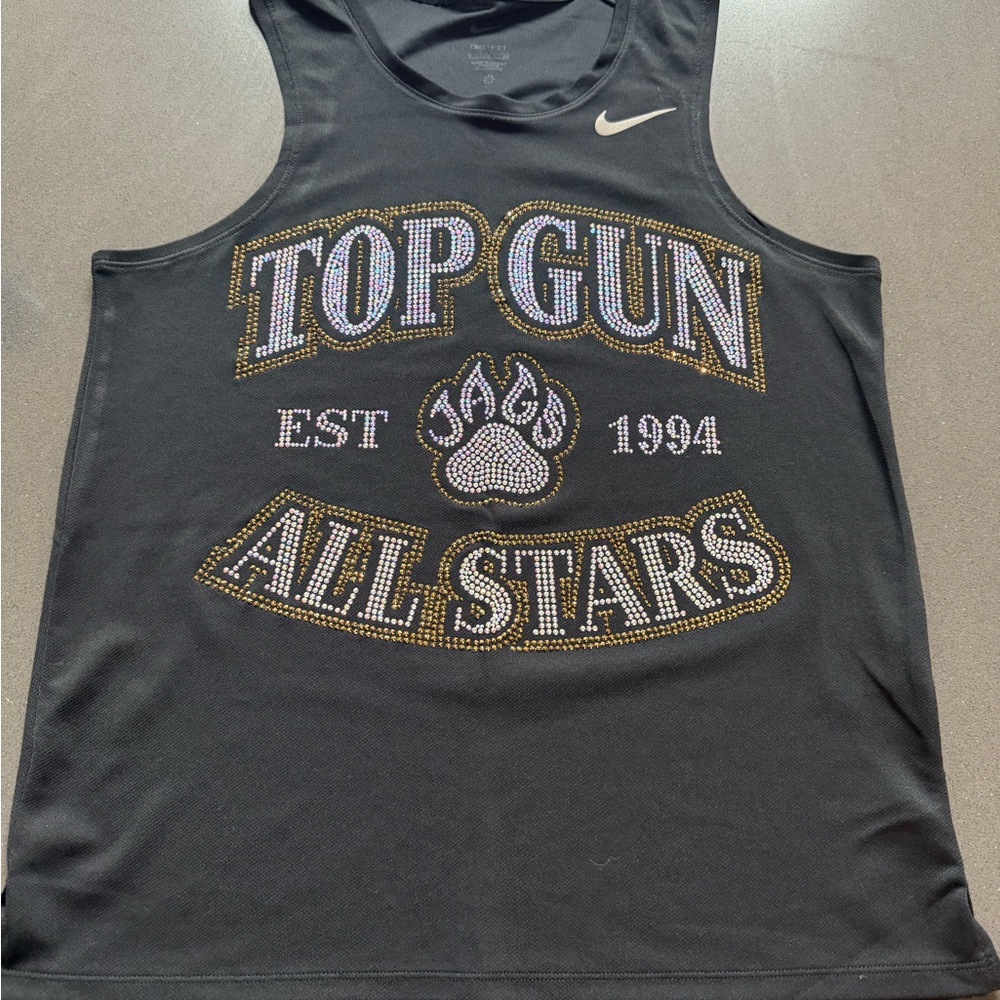 Nike Kids Black and White Tank Top